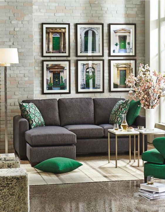 Vibrant jewel tones make great accent pieces. Start small so you can switch them out if your style changes!