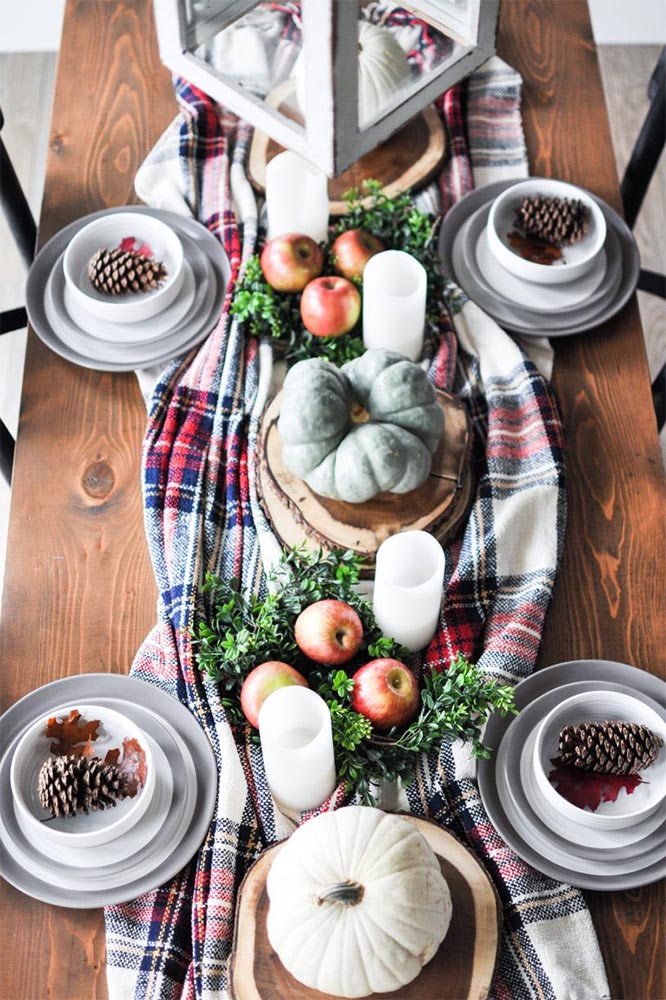 A Simple, Cozy Fall Tablescape. Image: Cherished Bliss