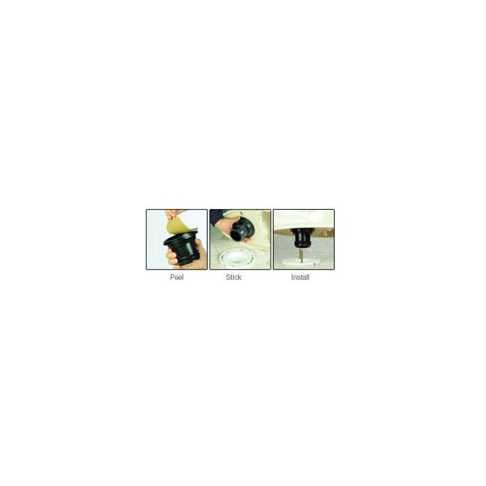 Fernco FTS-4 4-Inch Wax Free Toilet Seal – Clean, Mess-Free Installation, One-Piece Design, Seals On Any Floor Surface