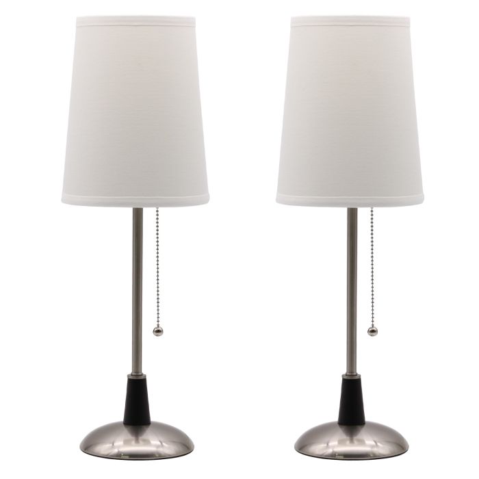 table lamps with 2 pull chains