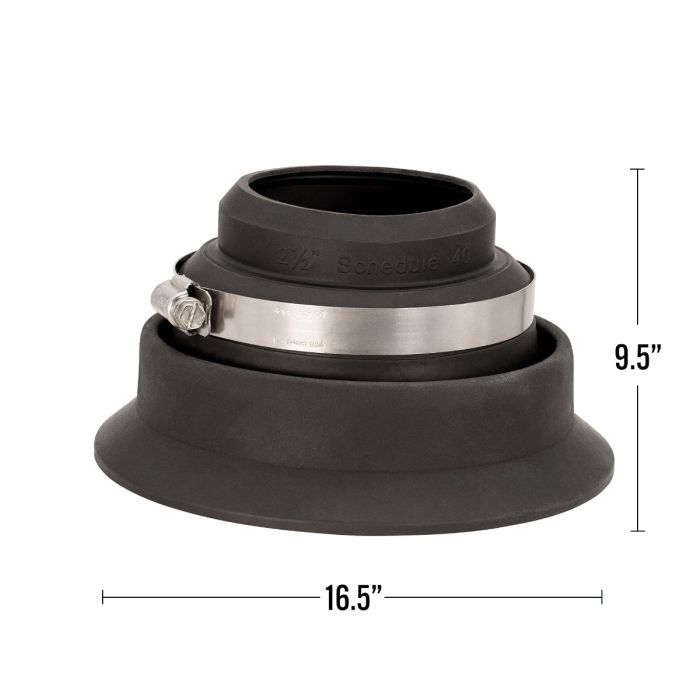 Roof Collar Repair Boot Vent Flashing UV Resistant - Fits