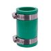 Fernco 1056-125 1-1/4 in. Flexible PVC Pipe Coupling for Cast Iron and Plastic Plumbing Connections in Green