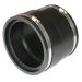  Fernco 1070-66 6" x 6" Corrugated Drainage Pipe Coupling