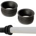 Fernco P33U-305 3-in. Service Weight Cast Iron Hub to 3-in. Sch. 40 PVC Compression Donut, 2-Pack
