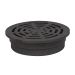 Fernco Storm Drain FSD-034-R 3-inch Round Bottom Outlet Drain Grate - Black