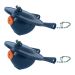 2 Pack of FlushLine Universal 3" Toilet Tank Flapper 630-0207 for Mansfield Toilets