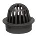 StormDrain FSD-064-A 6-inch Black Atrium Catch Basin Drain Grate
