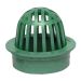 StormDrain FSD-060-A 6-inch Green Atrium Catch Basin Drain Grate