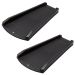 Amerimax 2-Pack Decorative Downspout Black Texture Splash Block Rain Gutter Drain Extender

