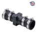 Fernco CV-150 1-1/2" or 1-1/4"  Sump Pump PVC Threaded Check Valve with Stainless Steel Clamps