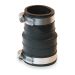 Fernco 1059-150 1-1/2" Plastic Socket to Plastic Pipe Flexible Coupling