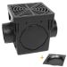 StormDrain FSD-124-K 12-inch Square Black Catch Basin Drain Box and Grate Kit with Debris Trap Filter