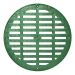 StormDrain FSD-3017-G20G 20-inch Round Flat Green Grate for Drain Box