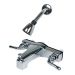 Ultra Faucets Chrome RV Mobile Travel Home 8" Tub Shower Diverter and Shower Head