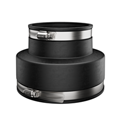 Fernco P1002-64/1002-64 6" x 4" Clay to CI, Plastic, Copper Flexible Coupling