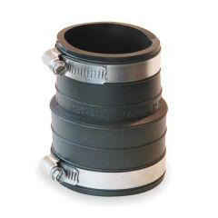 Fernco 1059-22 2" Plastic Socket to Plastic Pipe Flexible Coupling