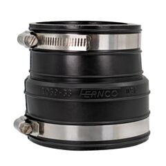 Fernco 1059-33 3" Plastic Socket to Plastic Pipe Flexible Coupling