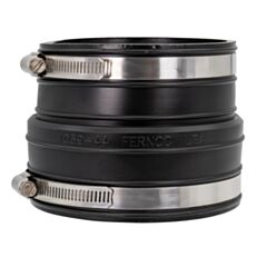 Fernco 1059-44 4" Plastic Socket to Plastic Pipe Flexible Coupling