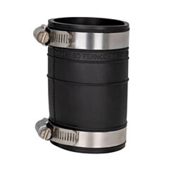 Fernco 1060-150 1-1/2" Plastic Socket to Plastic Socket Flexible Coupling