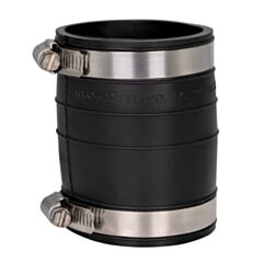 Fernco 1060-22 2" Plastic Socket to Plastic Socket Flexible Coupling 
