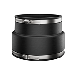 Fernco 1070-33 3" x 3" Corrugated Pipe Flexible Coupling