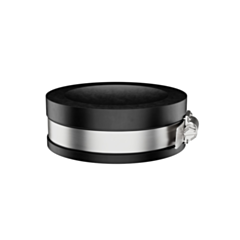 Fernco QC-4.75 4 in. Qwik Cap Schedule 40 PVC Pipe Socket Cap Slip Hub Elbow, Tee, and Cleanout