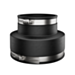 Fernco P1002-64/1002-64 6" x 4" Clay to CI, Plastic, Copper Flexible Coupling