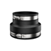 Fernco 1056-43 Reducing 4-in. x 3-in. Flexible PVC Pipe Coupling for Cast Iron and Plastic Plumbing Connections in Black
