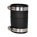 Fernco 1060-150 1-1/2" Plastic Socket to Plastic Socket Flexible Coupling