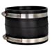 Fernco 1060-44 4" Plastic Socket to Plastic Socket Flexible Coupling