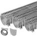 Source 1 Drainage 3-Pack Driveway Trench Channel Drain Galvanized Steel Grates