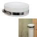 Fernco QC-104W 4-in. Qwik Cap Flexible PVC Pipe Cap Drain Waste and Vent, White