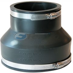 Fernco 1004-64/1004-64 6" x 4" Concrete to Concrete Flexible Coupling