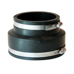 Fernco 1006-44/1006-44 Concrete to CI, Plastic, Copper Flexible Coupling