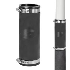 Fernco XL 1056-1502 Flexible Pipe Coupling 1.5” CI/Plastic/Steel to 1.5” CI/Plastic/Steel