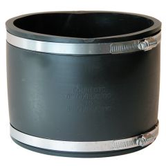 Fernco 1056-66 6" x 6" CI, Plastic, Copper to CI, Plastic, Copper Flexible Coupling