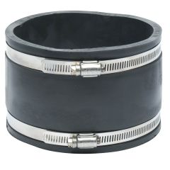 Fernco 1004-44 4" x 4" Concrete to Concrete Flexible Coupling