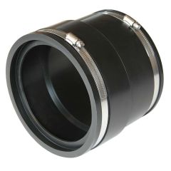 Fernco 1070-44 4-inch x 4-inch Corrugated Pipe Flexible Coupling