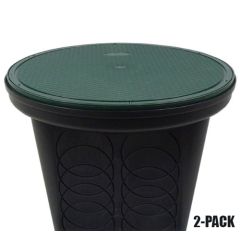 Fernco FSD-3017-20SKIT Storm Drain Catch Basin 20" Round 8 Hole with Lid Kit