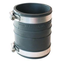 Fernco 1060-22 2" Plastic Socket to Plastic Socket Flexible Coupling 