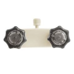 Ultra Faucets RV and Mobile Home Two-Handle 4" Tub Shower Valve With Vacuum Breaker