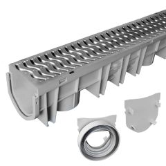 Pooling Water Channel Drain