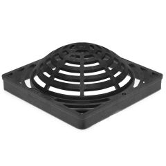 StormDrain FSD-094-A 9-inch Square Black Catch Basin Atrium Grate