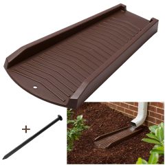 Amerimax 4-Pack of Decorative Downspout Splash Block Rain Gutter Drainage Drain Extenders