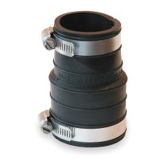 Fernco 1059-150 1-1/2" Plastic Socket to Plastic Pipe Flexible Coupling
