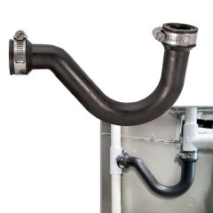 Fernco 3/4 Inch Flexible Condensate P-Trap Standard DWV Drainage for HVAC Systems and Air Conditioners
