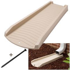 Amerimax 4-Pack of Decorative Downspout Splash Block Rain Gutter Drainage Drain Extenders