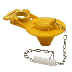 FlushLine Universal 2-inch Toilet Tank Flapper Yellow Wasp X BCT010 Siliconized 
