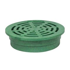 StormDrain FSD-060-R 6-inch Round Green Catch Basin Drain Grate