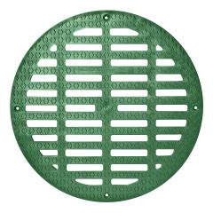 StormDrain FSD-3017-G20G 20-inch Round Flat Green Grate for Drain Box
